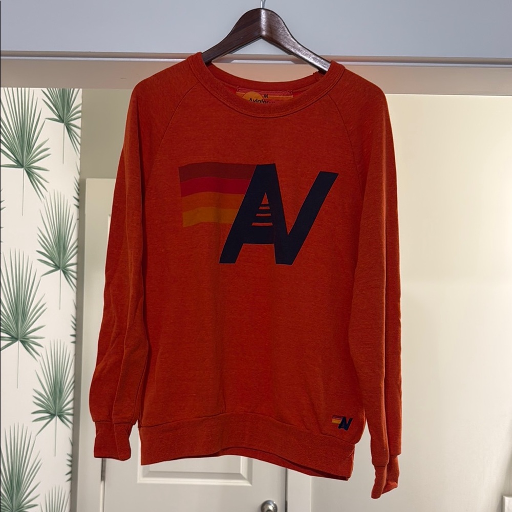 Aviator Nation Orange Sweatshirt